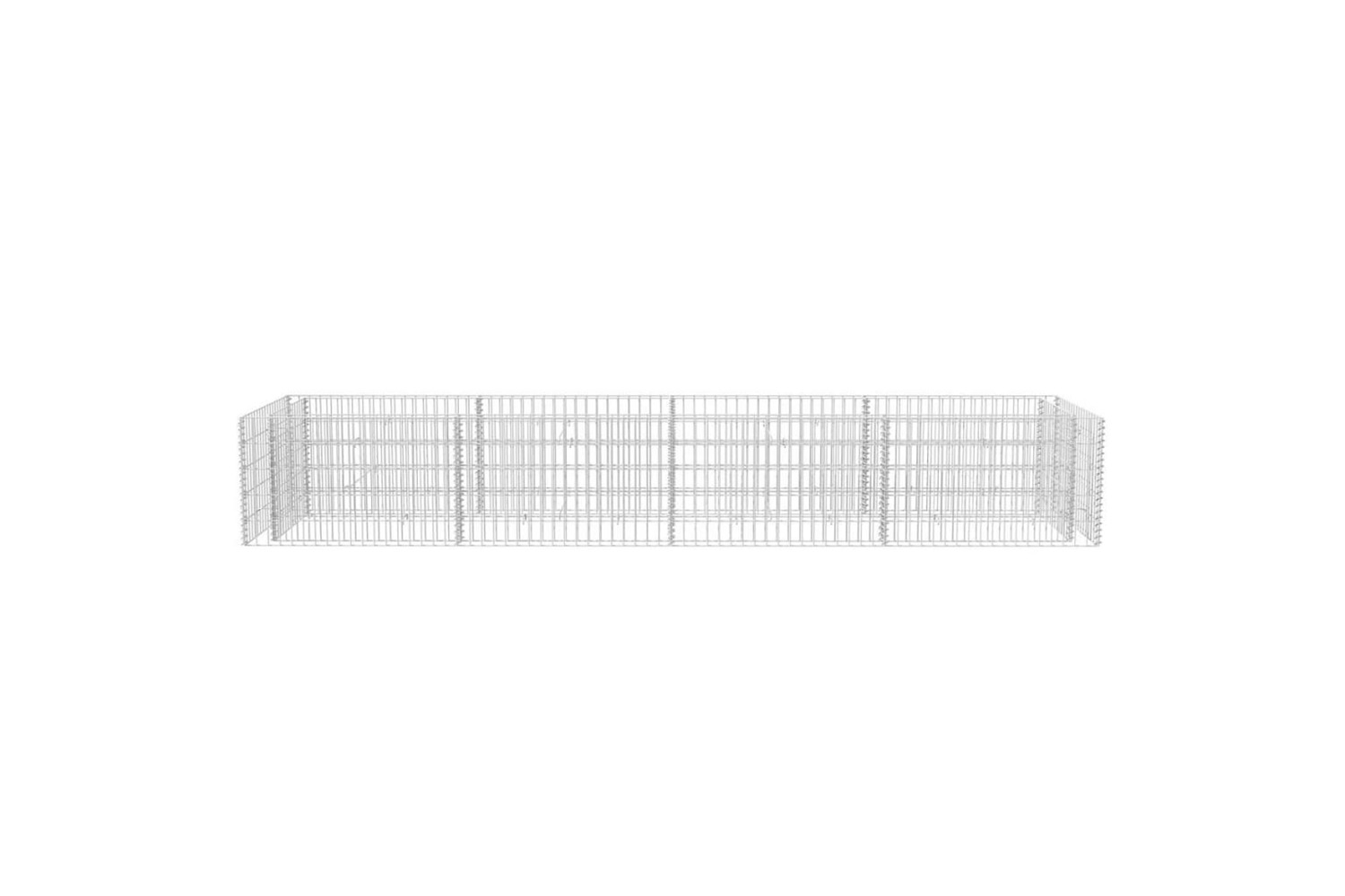 vidaXL 142555 Gabion Raised Bed Steel 360x90x50cm
