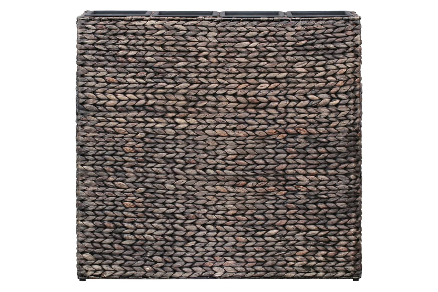 Vidaxl Raised Bed With 4 Pots Water Hyacinth Brown