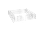 Vidaxl 151311 Gabion Raised Bed Galvanised Steel 100x100x20 Cm