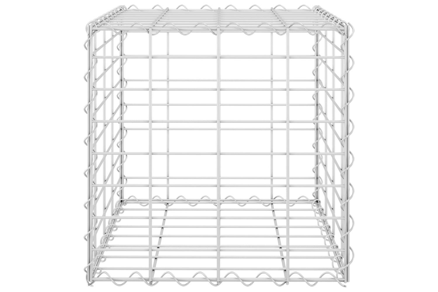 vidaXL 145649 Cube Gabion Raised Bed Steel Wire 40x40x40cm
