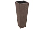 Vidaxl 40535 Garden Raised Beds 3 Pcs Poly Rattan Brown