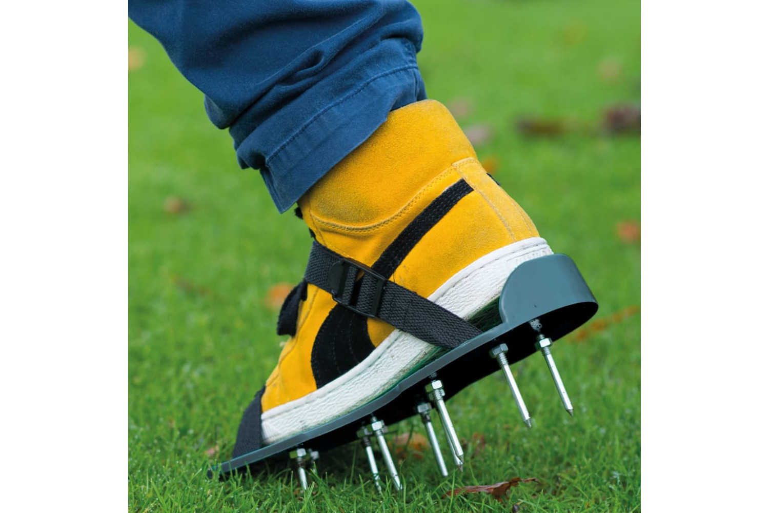 Nature 428498 Lawn Aerator Sandals Green