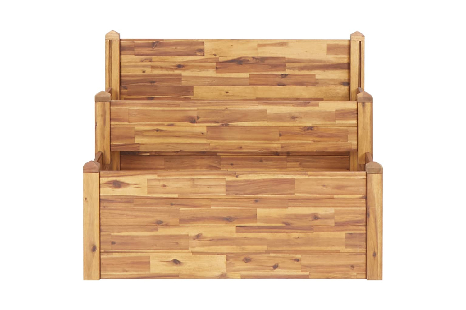 vidaXL 46582 2-tier Garden Planter 110x75x84cm Solid Acacia Wood