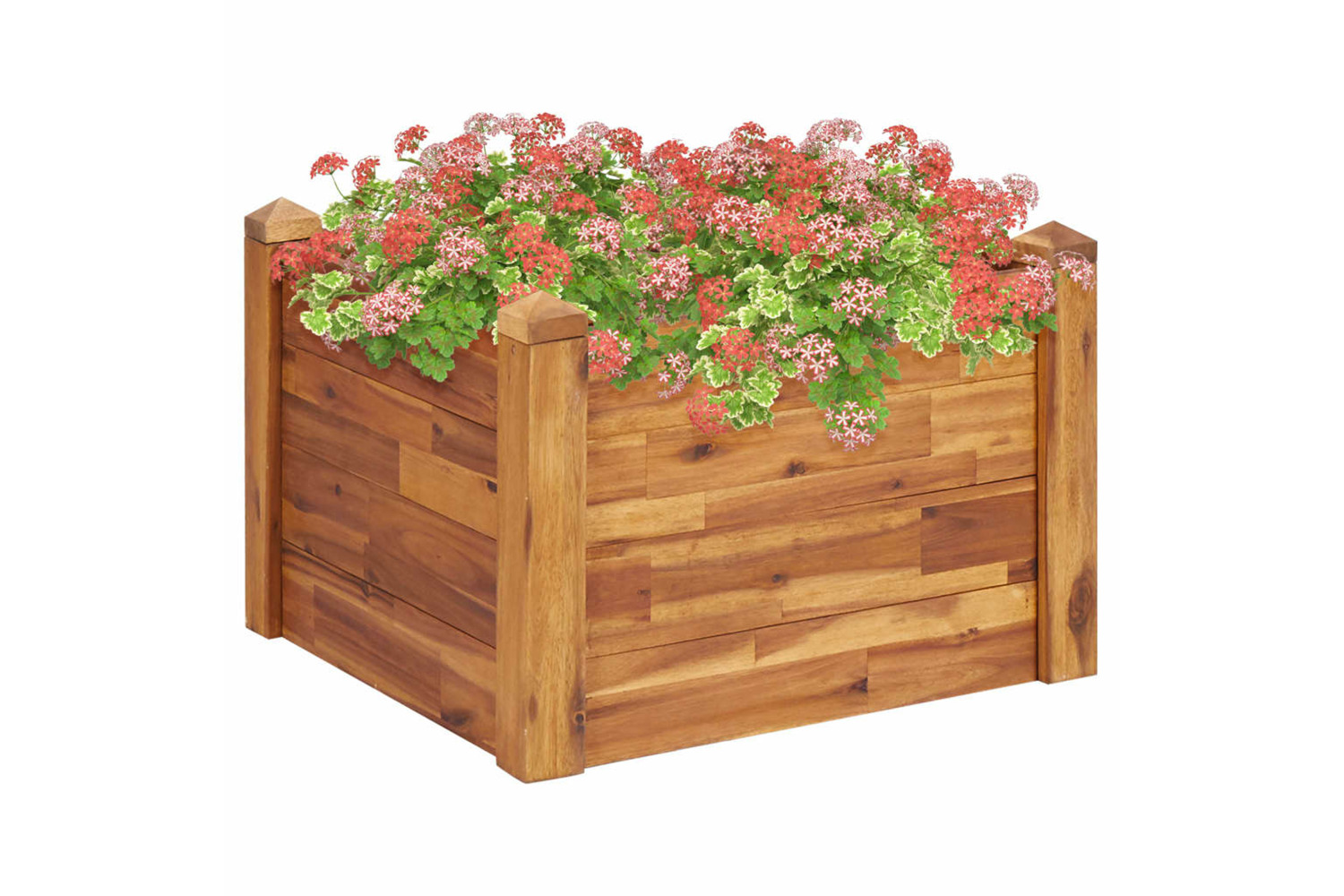 vidaXL 46576 Garden Raised Bed 60x60x44cm Solid Acacia Wood