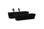 Vidaxl 45579 Garden Planters 2 Pcs Water Hyacinth Black