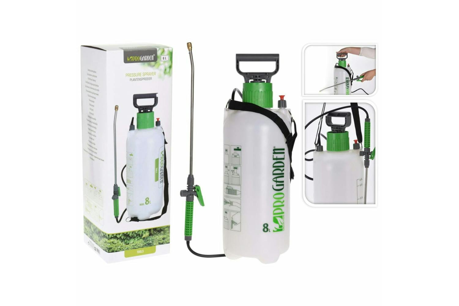 Progarden 436108 Pressure Sprayer 8 L Green