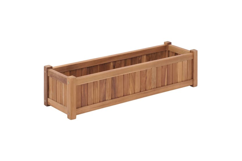 Vidaxl 48968 Raised Bed 100x30x25 Cm Solid Teak Wood