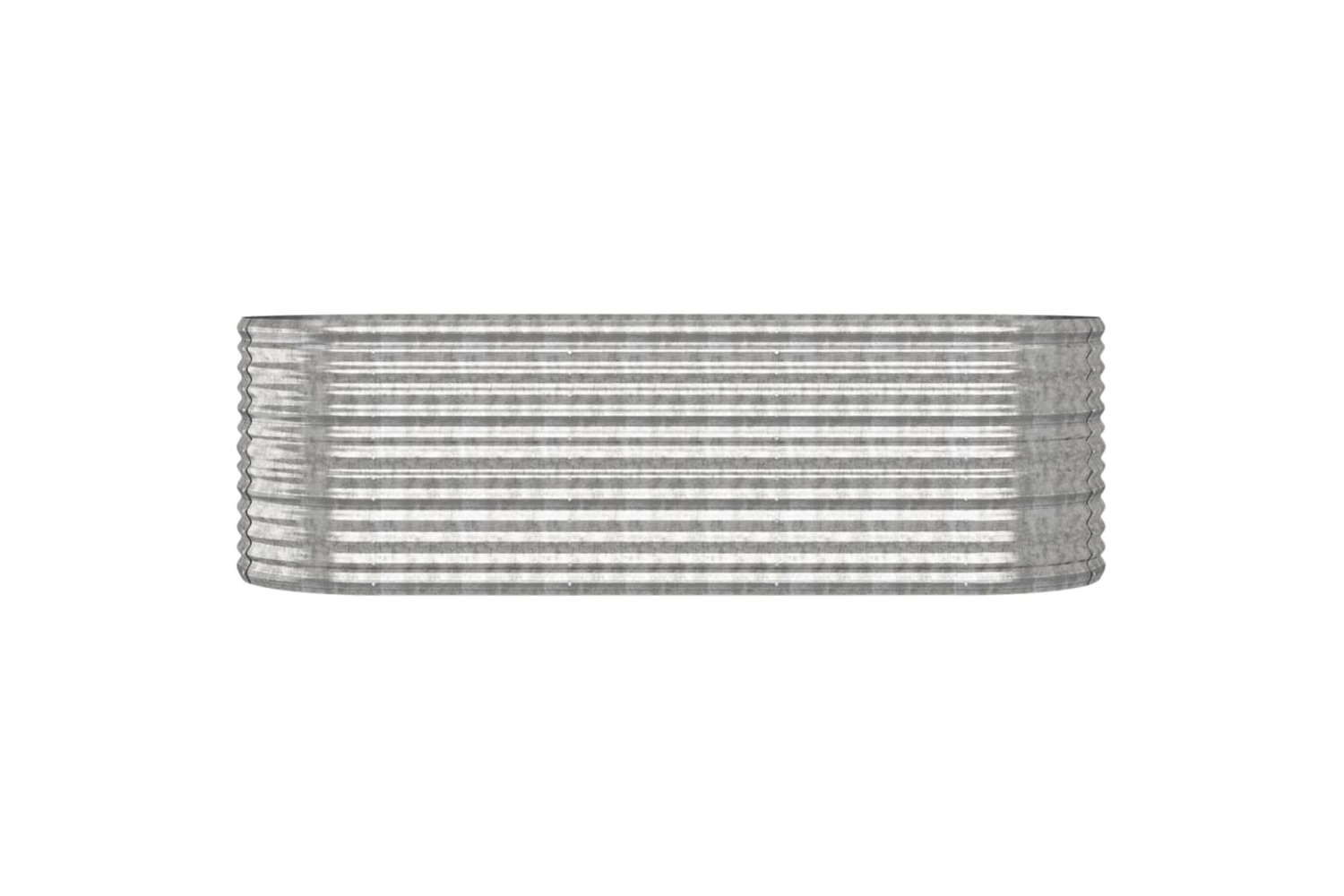 vidaXL 318957 Garden Raised Bed Powder-coated Steel 224x80x68cm Silver