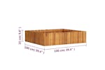 Vidaxl 45922 Garden Raised Bed 100x100x25 Cm Solid Acacia Wood