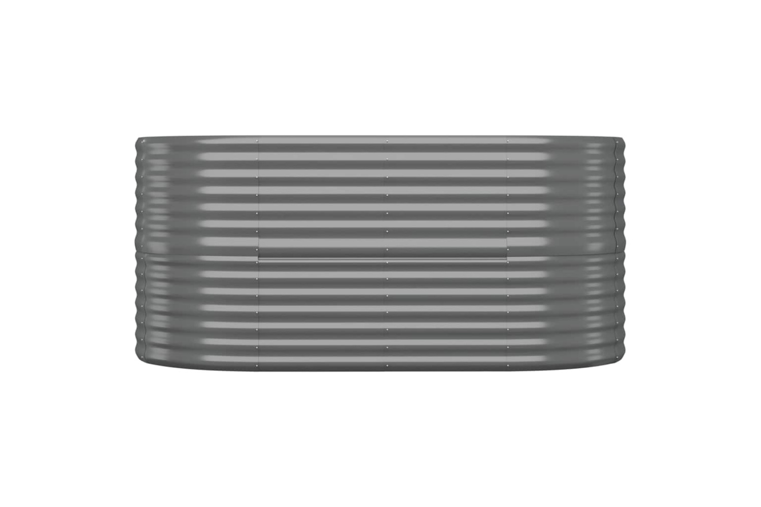 vidaXL 318949 Garden Raised Bed Powder-coated Steel 152x80x68cm Grey