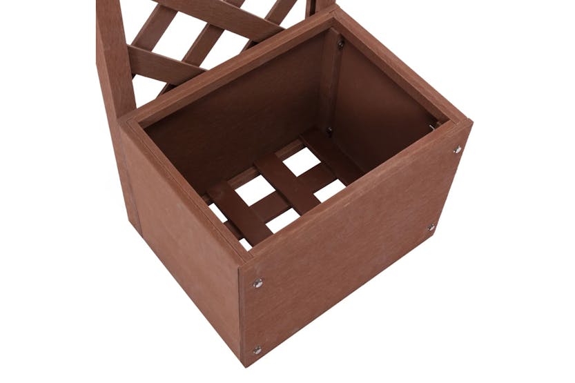 Vidaxl 149020 Trellis Planter 40x30x135 Cm Wpc