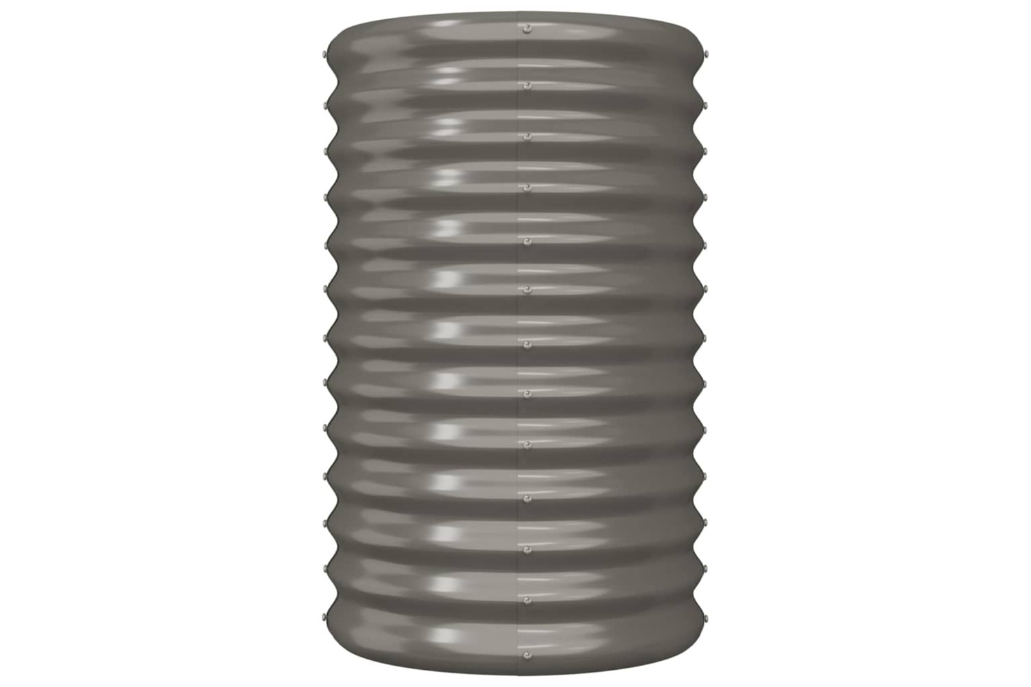 vidaXL 318849 Garden Planter Powder-coated Steel 40x40x68cm Grey