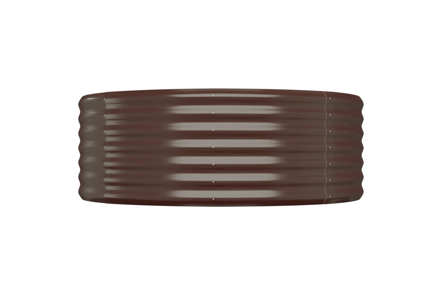 vidaXL 318985 Garden Raised Bed Powder-coated Steel 100x100x36cm Brown