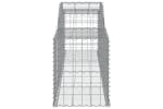 Vidaxl 153513 Arched Gabion Basket 300x50x60/80 Cm Galvanised Iron