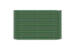 Vidaxl 318888 Garden Raised Bed Powder-coated Steel 114x40x68 Cm Green