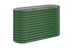 Vidaxl 318888 Garden Raised Bed Powder-coated Steel 114x40x68 Cm Green