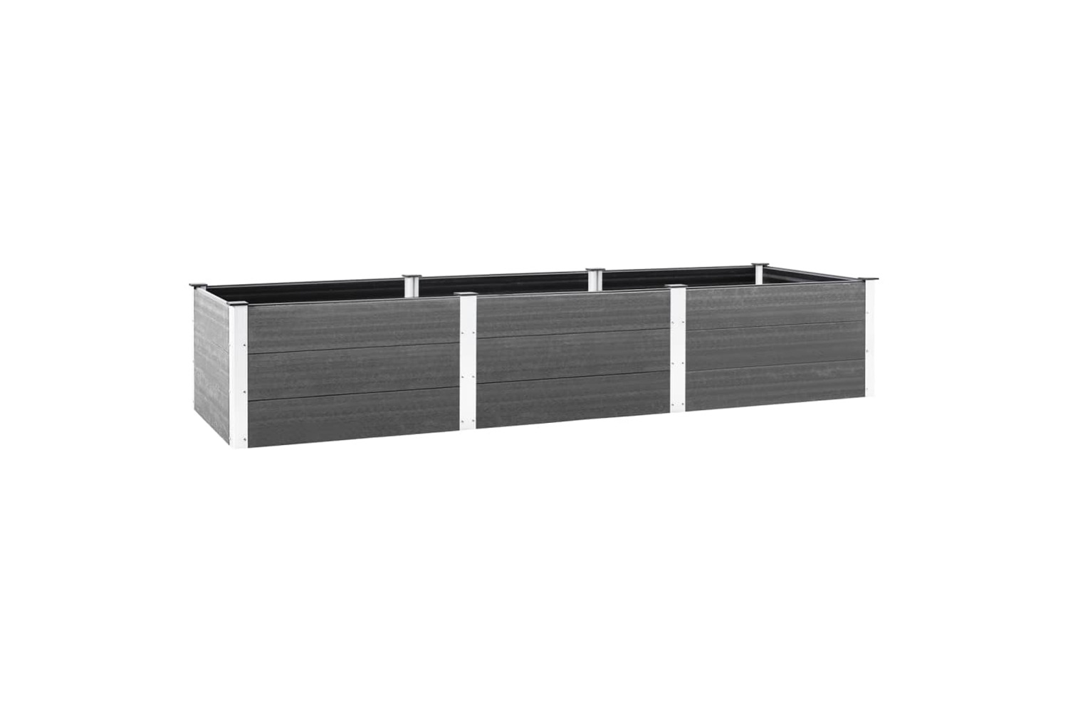 vidaXL 318101 Garden Raised Bed Grey 300x100x54cm Wpc