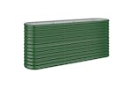 Vidaxl 318893 Garden Raised Bed Powder-coated Steel 152x40x68 Cm Green