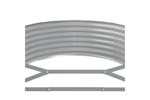 Vidaxl 319004 Garden Raised Bed Powder-coated Steel 396x100x36 Cm Grey