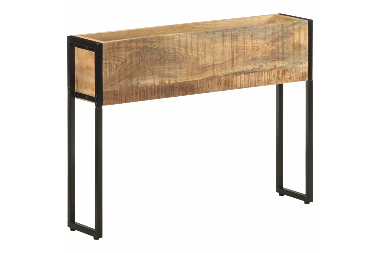 vidaXL 321938 Planter 90x20x68cm Rough Mango Wood