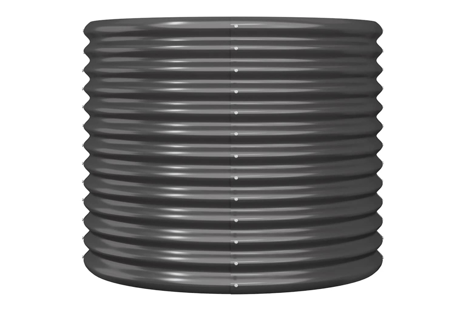 vidaXL 318861 Garden Planter Powder-coated Steel 80x80x68cm Anthracite