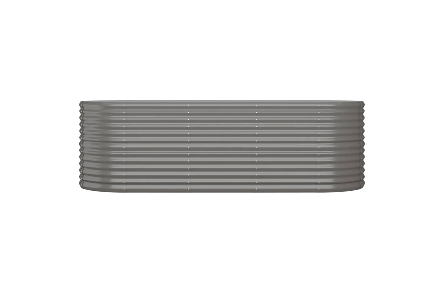 vidaXL 318954 Garden Raised Bed Powder-coated Steel 224x80x68cm Grey