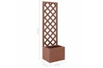 Vidaxl 149020 Trellis Planter 40x30x135 Cm Wpc