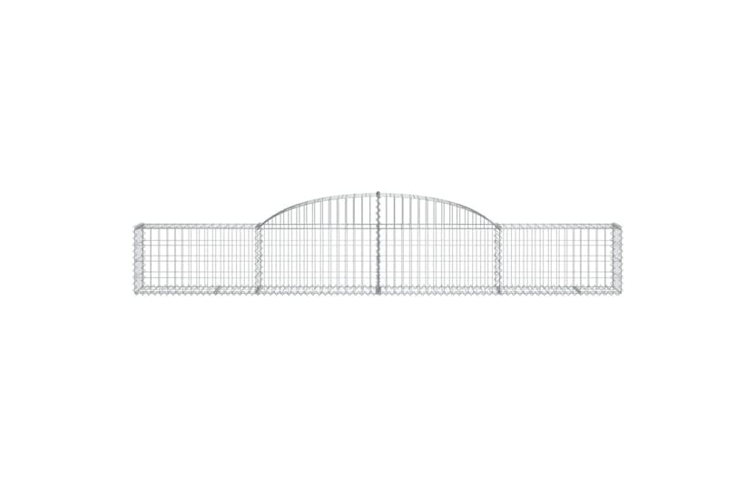 Vidaxl 153502 Arched Gabion Basket 300x30x40/60 Cm Galvanised Iron