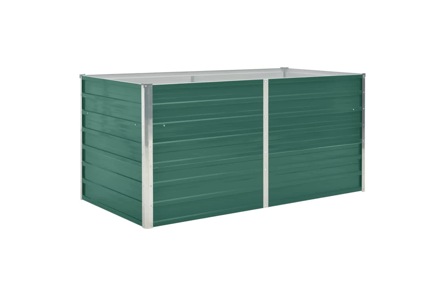 vidaXL 47010 Raised Garden Bed 160x80x77cm Galvanised Steel Green