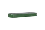 Vidaxl 319033 Garden Raised Bed Powder-coated Steel 373x140x36 Cm Green