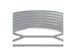 Vidaxl 319002 Garden Raised Bed Powder-coated Steel 322x100x36 Cm Silver