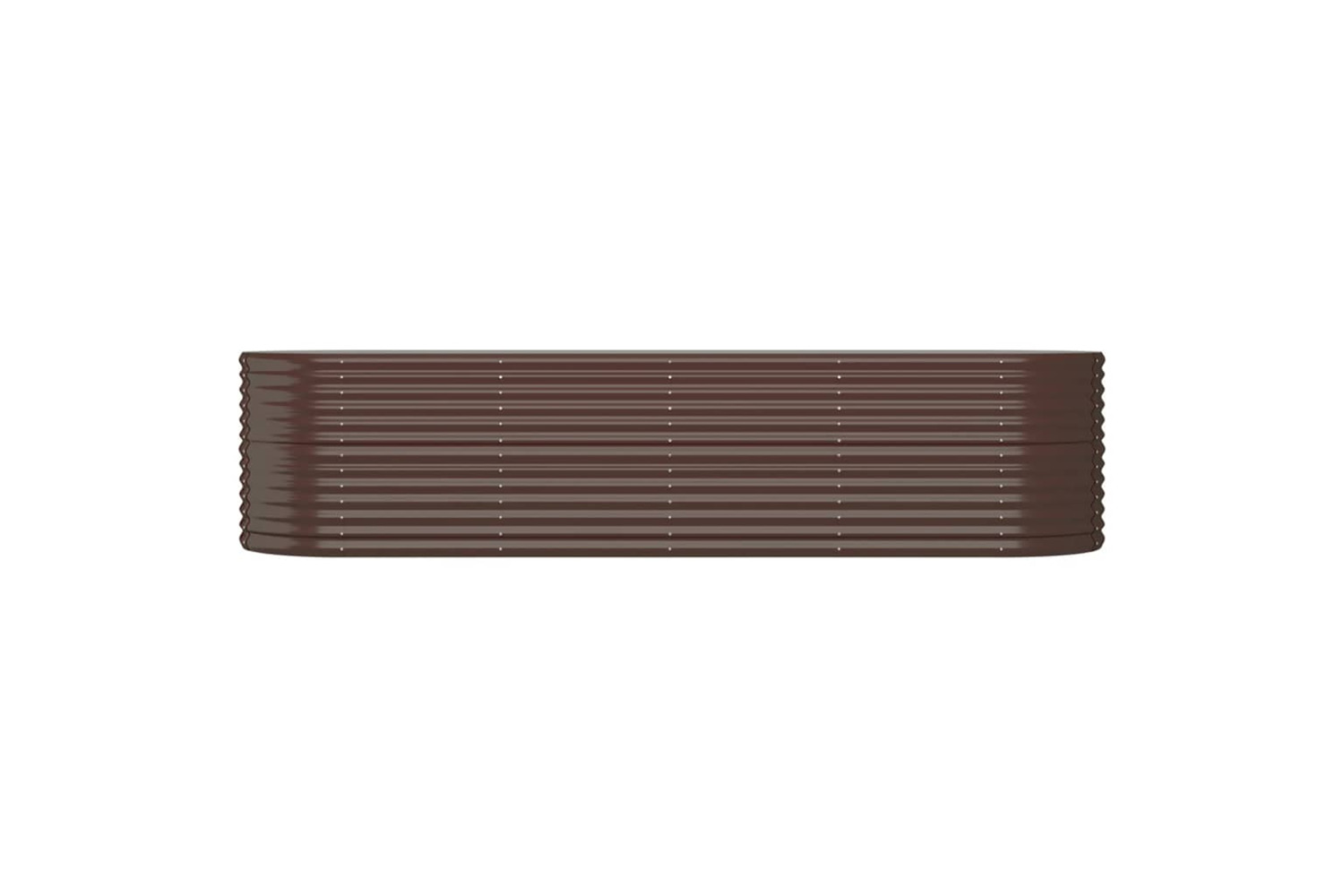 vidaXL 318960 Garden Raised Bed Powder-coated Steel 296x80x68cm Brown