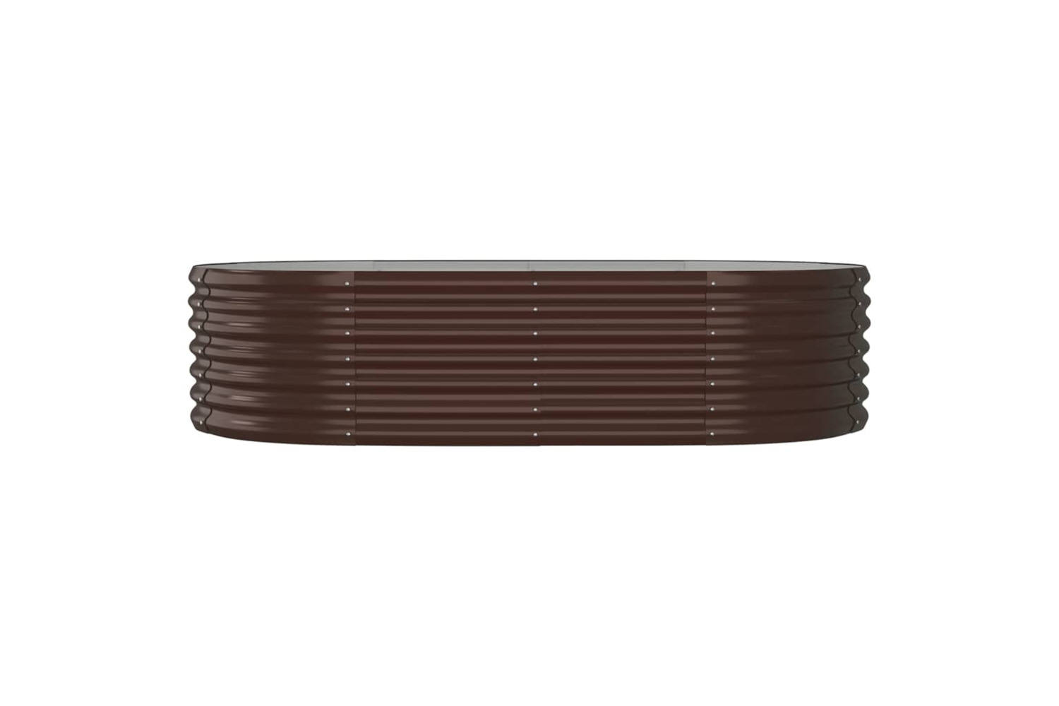 vidaXL 318915 Garden Raised Bed Powder-coated Steel 152x80x36cm Brown
