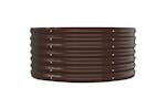 Vidaxl 318915 Garden Raised Bed Powder-coated Steel 152x80x36 Cm Brown