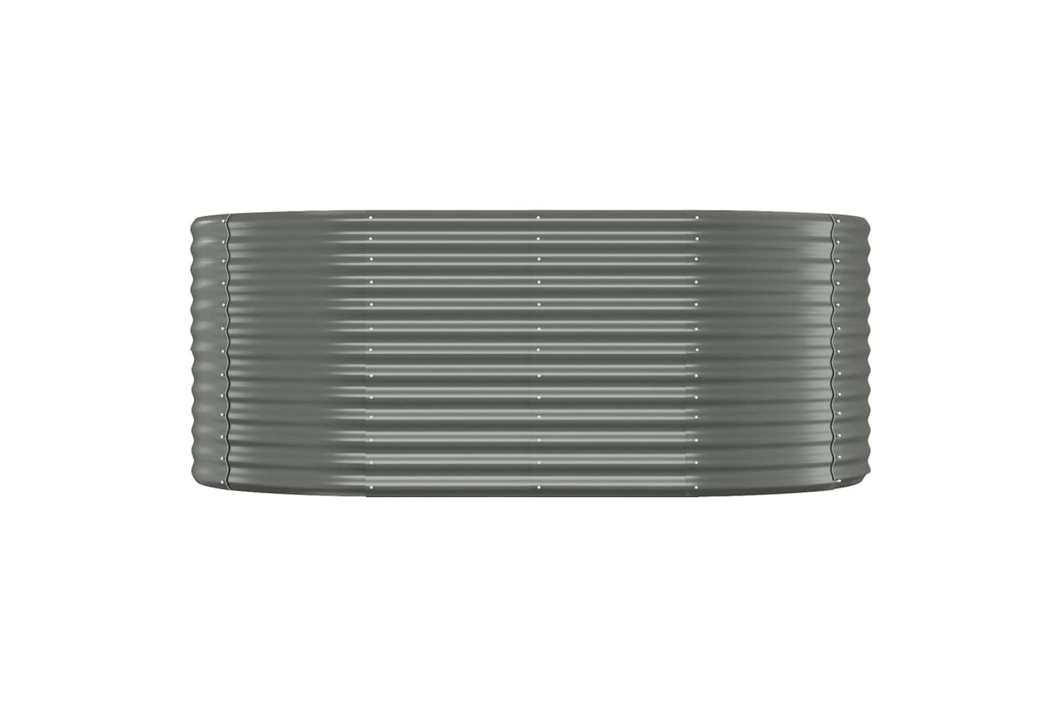 vidaXL 319059 Garden Raised Bed Powder-coated Steel 175x100x68cm Grey