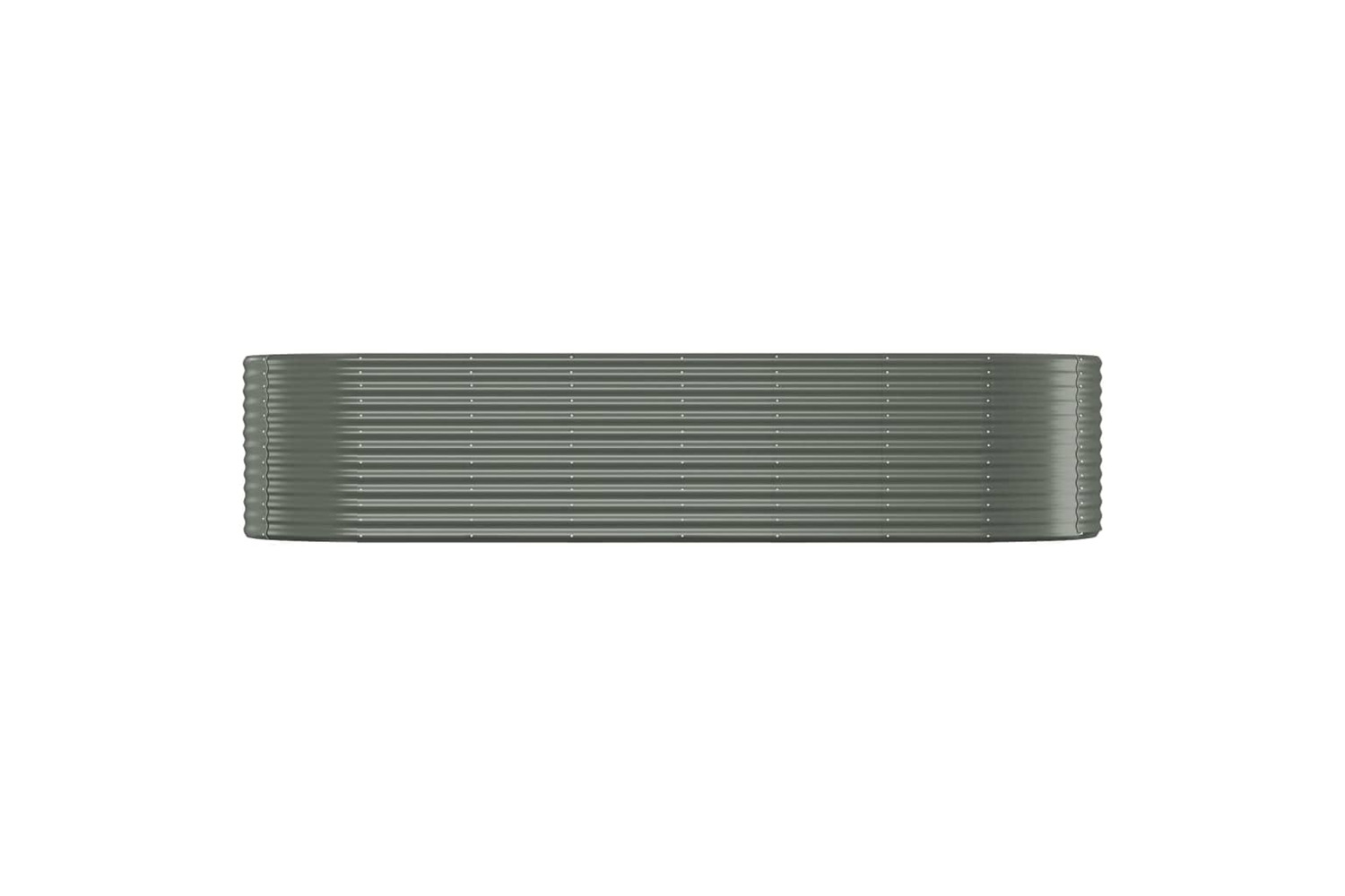 vidaXL 319069 Garden Raised Bed Powder-coated Steel 322x100x68cm Grey