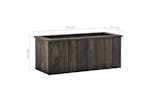 Vidaxl 315414 Raised Bed Dark Grey 74x32x30 Cm Solid Pinewood