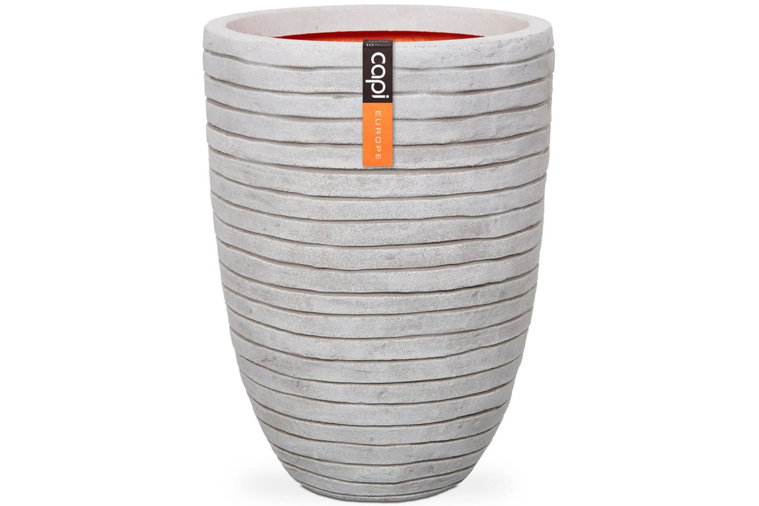 Capi 424276 Vase Nature Row Elegant Low 36x47 Cm Ivory Krwi782