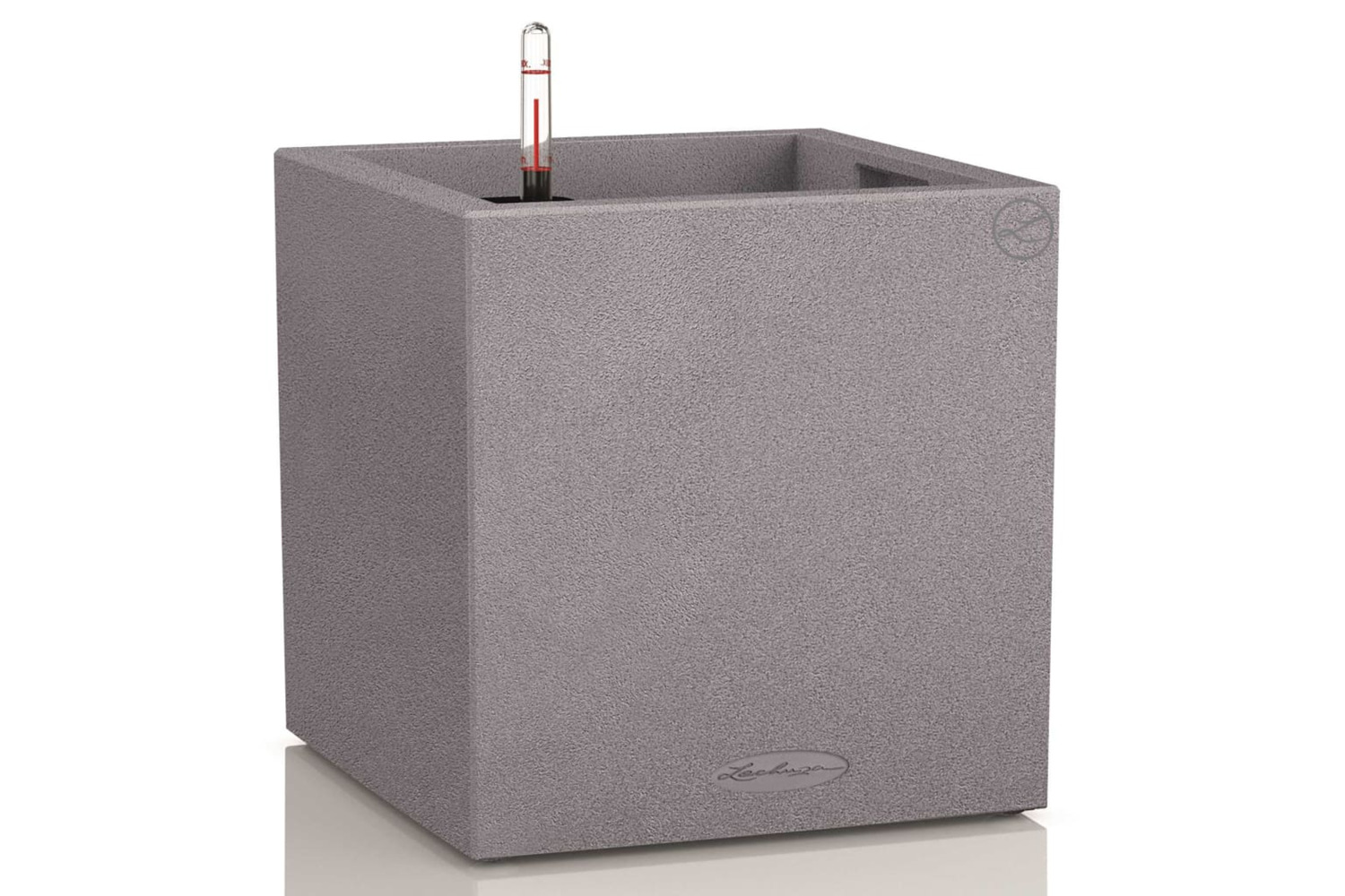 Lechuza 421442 Planter Canto Color Square 40 All-in-one Grey 13720