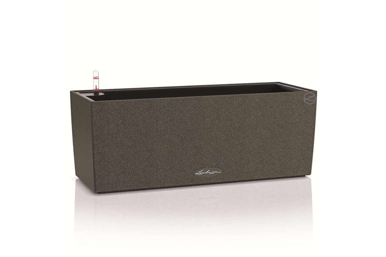 Lechuza Planter Balconera Stone 50 All-in-one Black