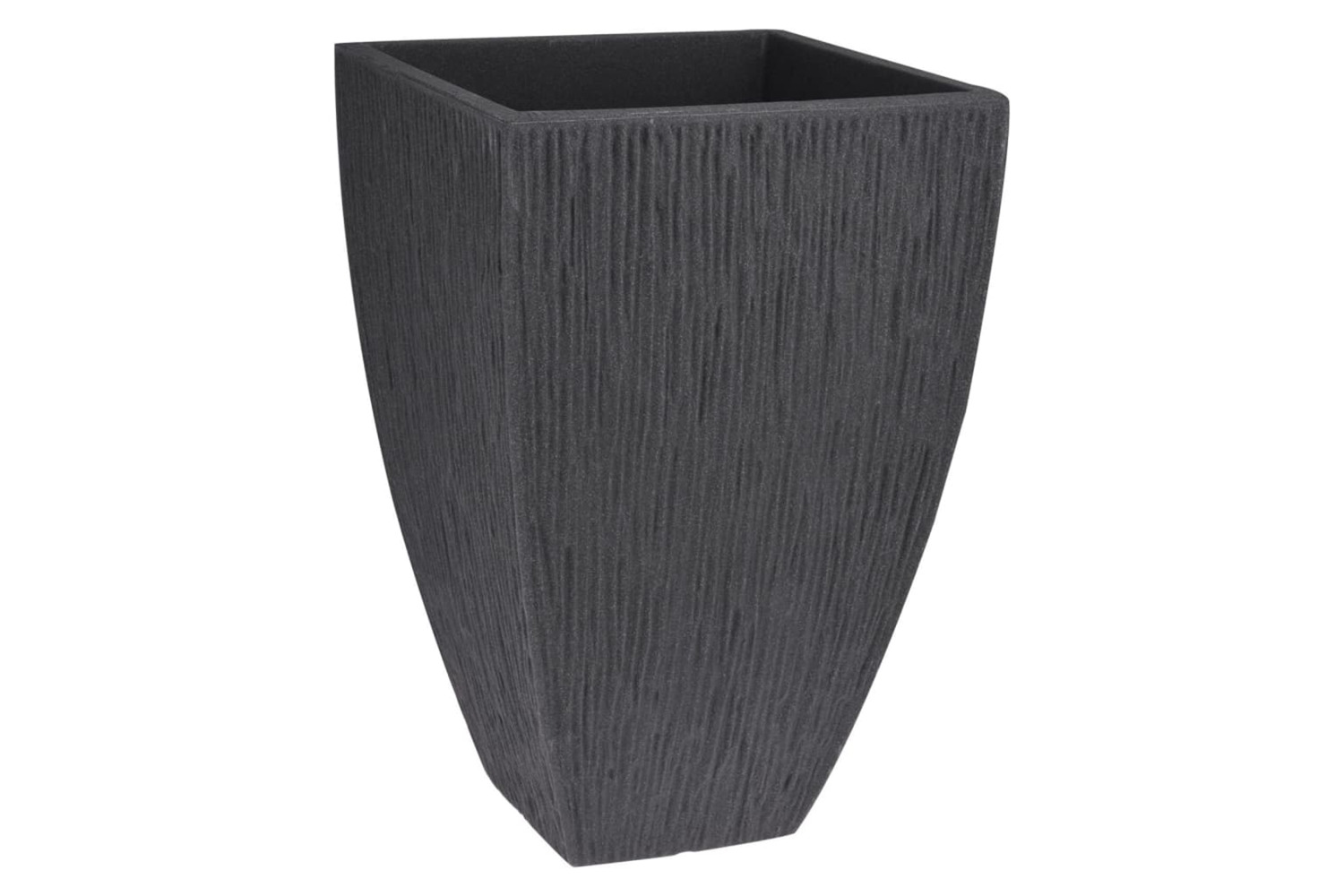 Progarden 443193 Flower Pot Ribbed Lava 60 Cm Anthracite
