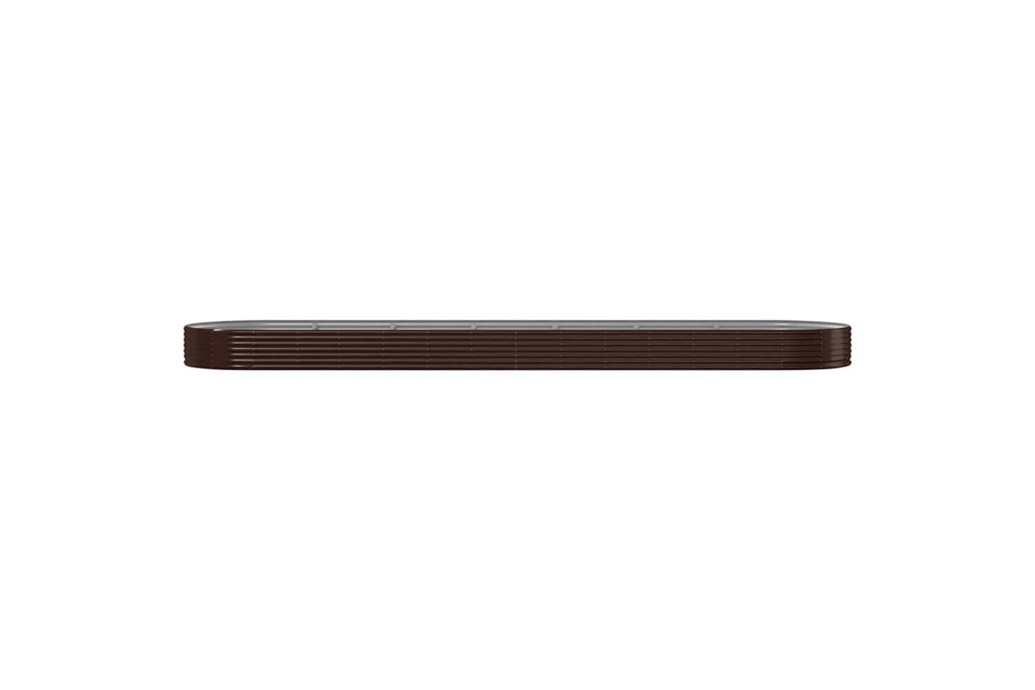 vidaXL 319050 Garden Raised Bed Powder-coated Steel 600x140x36cm Brown