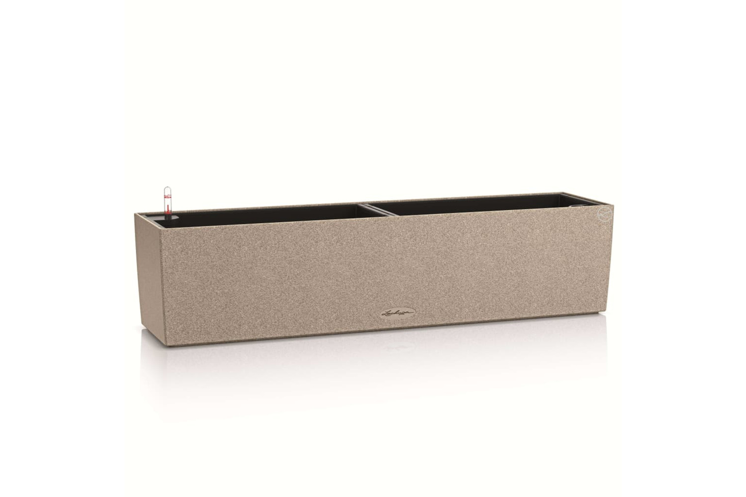 Lechuza Planter Balconera Stone 80 All-in-one Beige