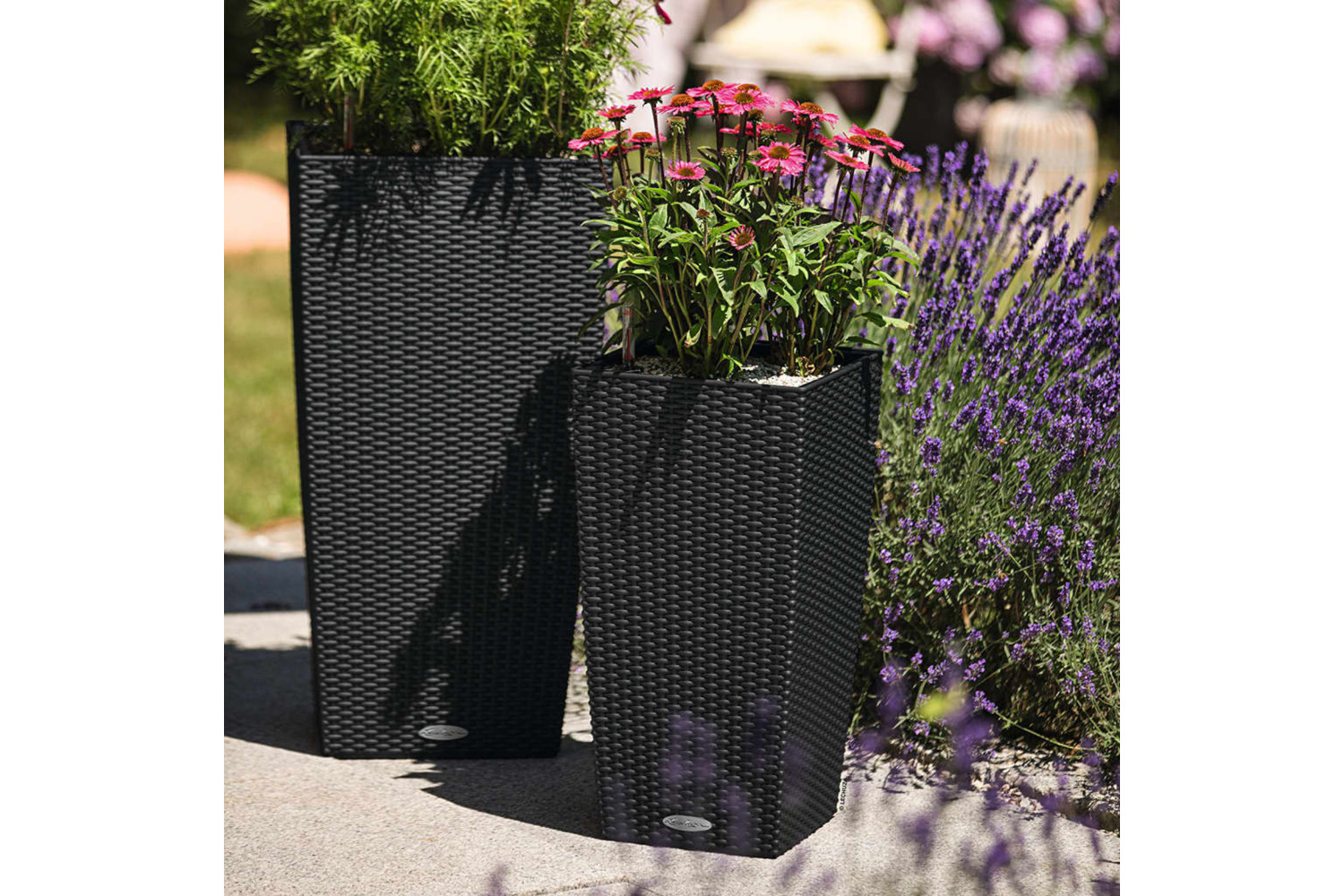 Lechuza Planter Cubico Cottage 30 All-in-one Granite