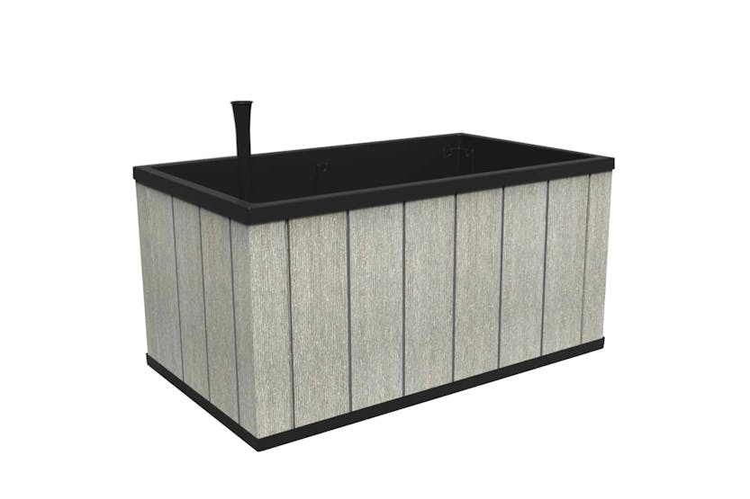 Keter 422828 Garden Planter Sequoia Medium Grey Pp 240929