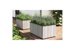 Keter 422828 Garden Planter Sequoia Medium Grey Pp 240929