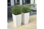 Lechuza 421424 Planter Cubico Color 30 All-in-one White 13130