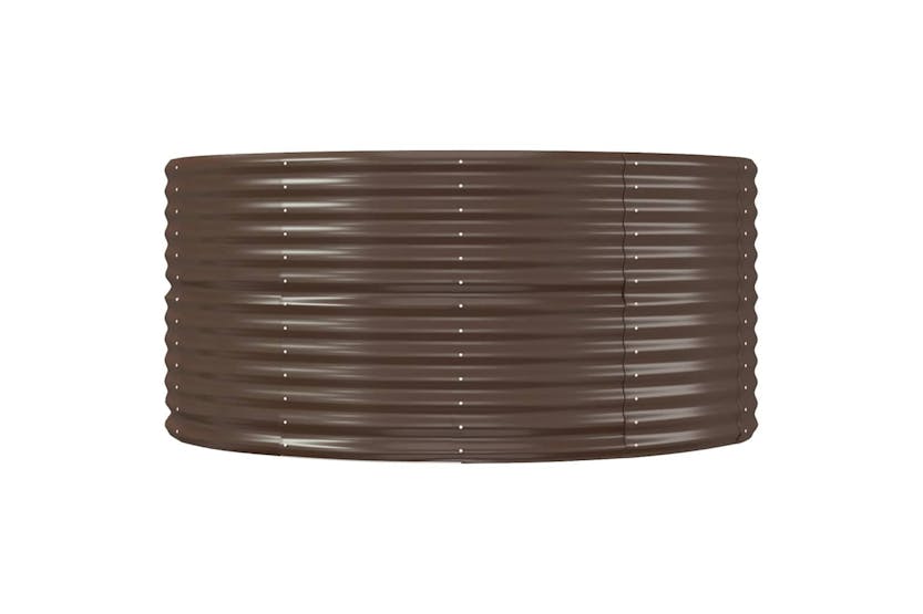 Vidaxl 319100 Garden Raised Bed Brown 291x140x68 Cm Powder-coated Steel