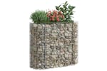 Vidaxl 152032 Gabion Raised Bed Galvanised Iron 120x50x100 Cm