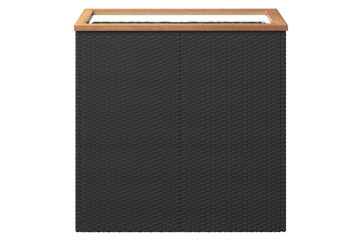 vidaXL 319417 Planter Black 80x40x80cm Poly Rattan